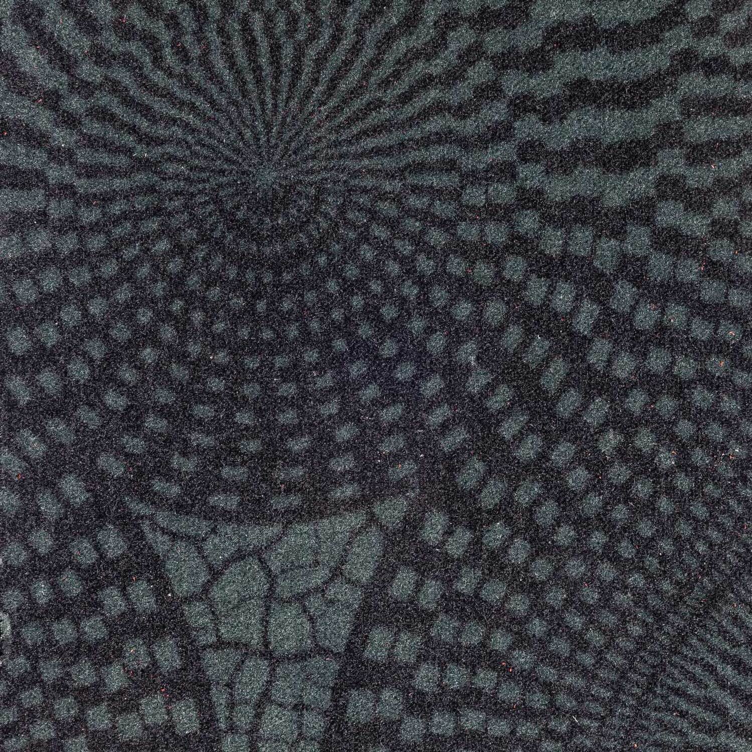 VELVET FABRIC TRIBAL GREEN