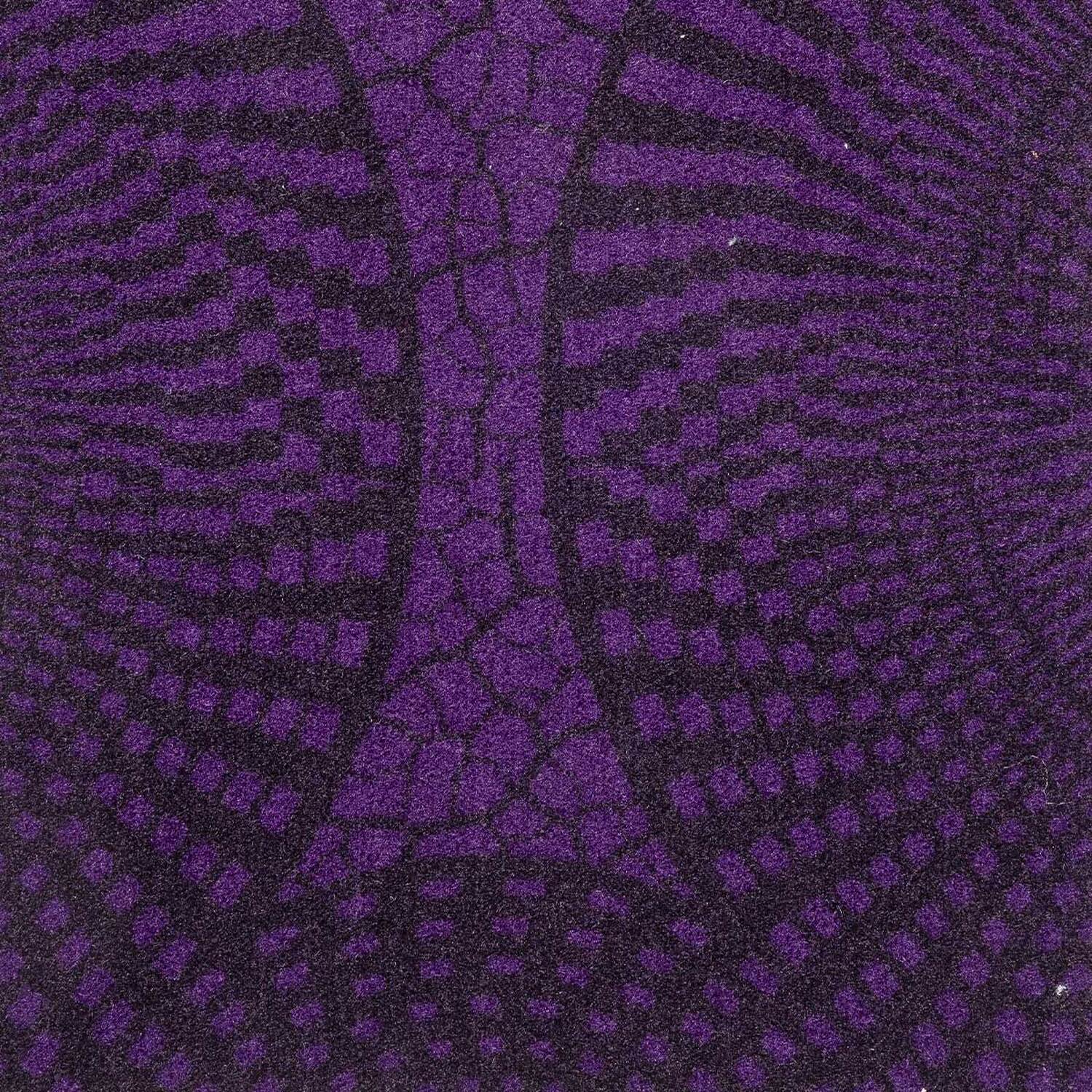 VELVET FABRIC TRIBAL PURPLE