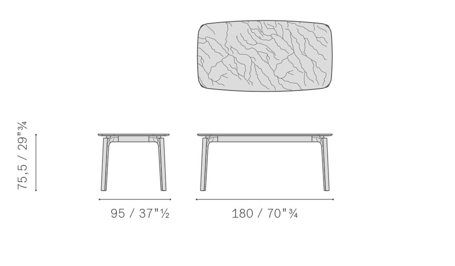 02 abigail rectangular table PF0073600003 180x95