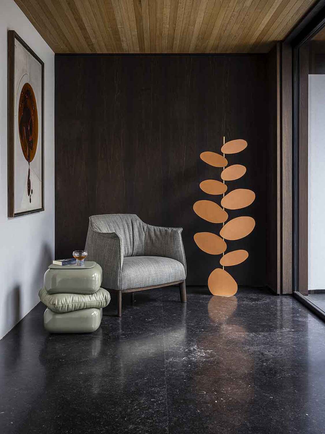 0003 archibald armchair wood base