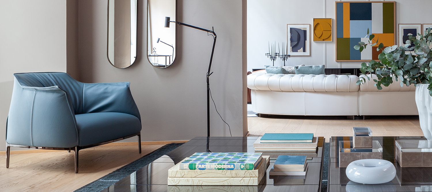 Archibald Large | 扶手椅 Poltrona Frau的Archibald Large扶手椅,采用Pelle Frau®皮革,展现意式设计标志性线条。