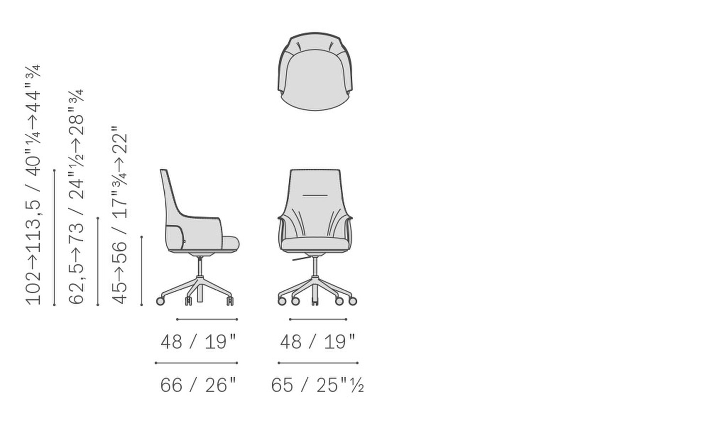 03 archibald task office chair EXECUTIVE 5696041 fabric