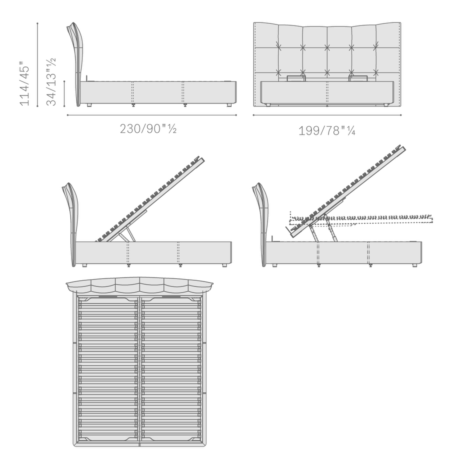 01 aurora tre bed with storage 5683374 01 aurora tre bed with storage 5683374