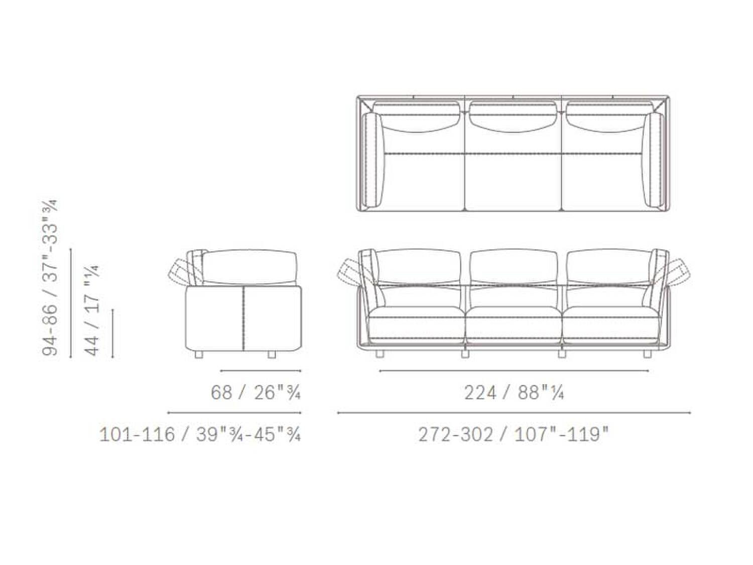 05 blisscape deep sofa 5PF0072900023 3P BraccAlto