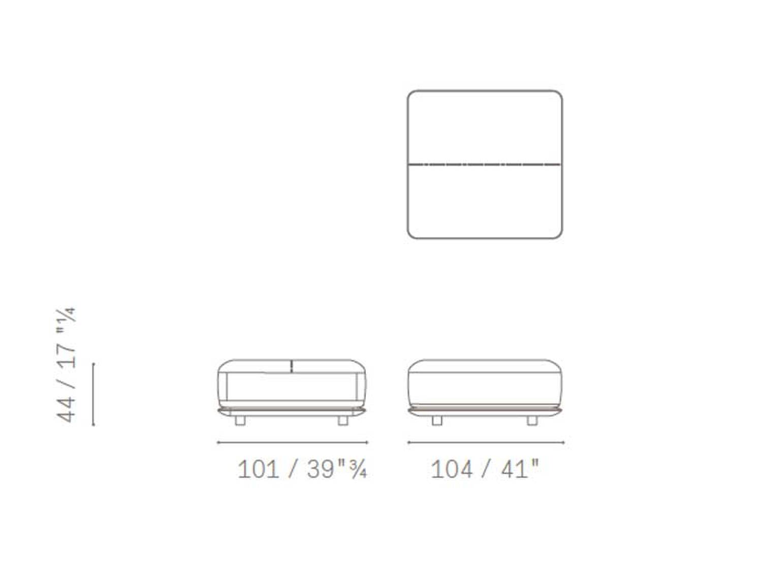 09 blisscape deep sofa 5PF0072900045 PoufLarge
