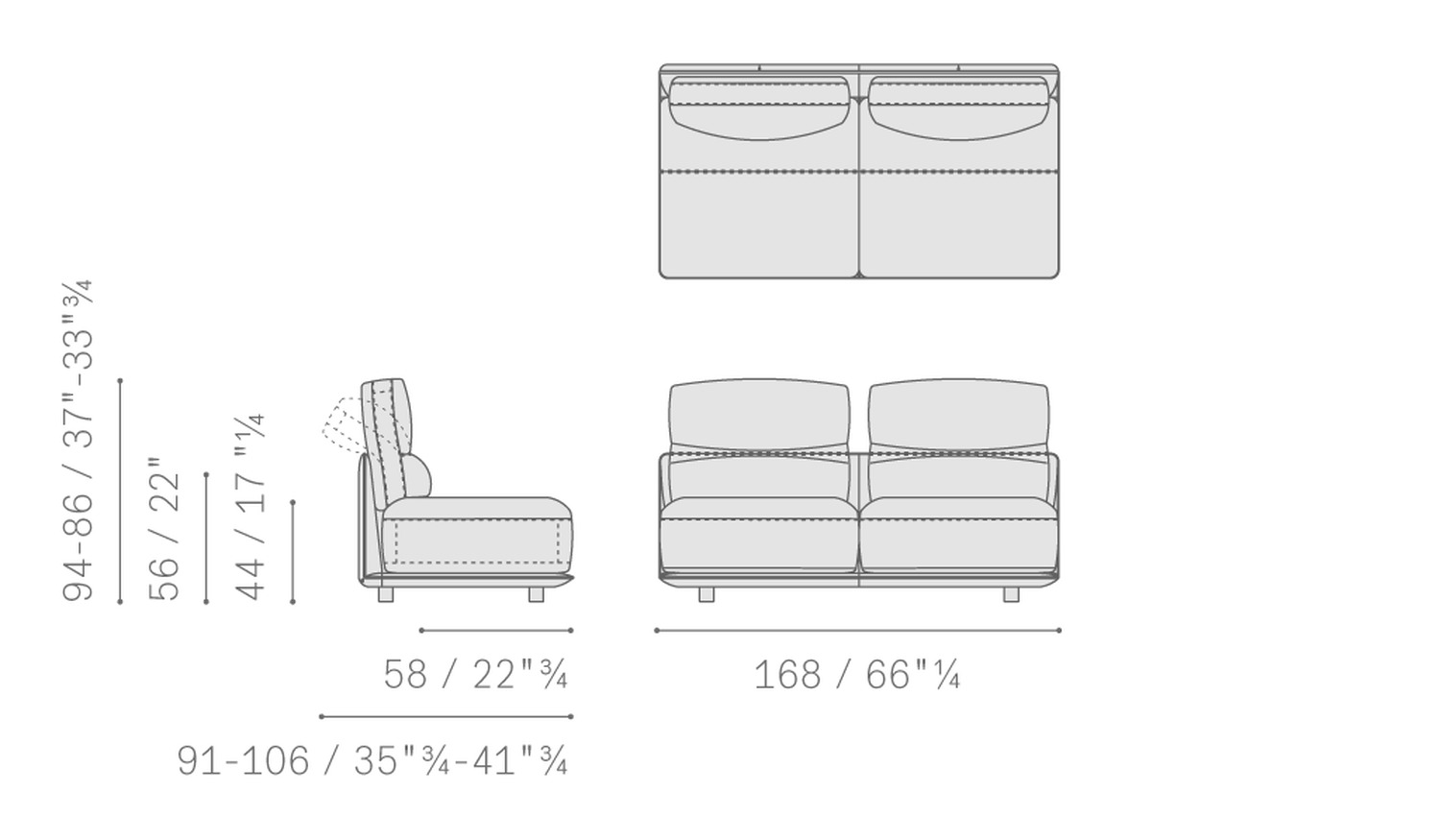 04 blisscape sofa 5PF0072900002 2p comp S braccioli