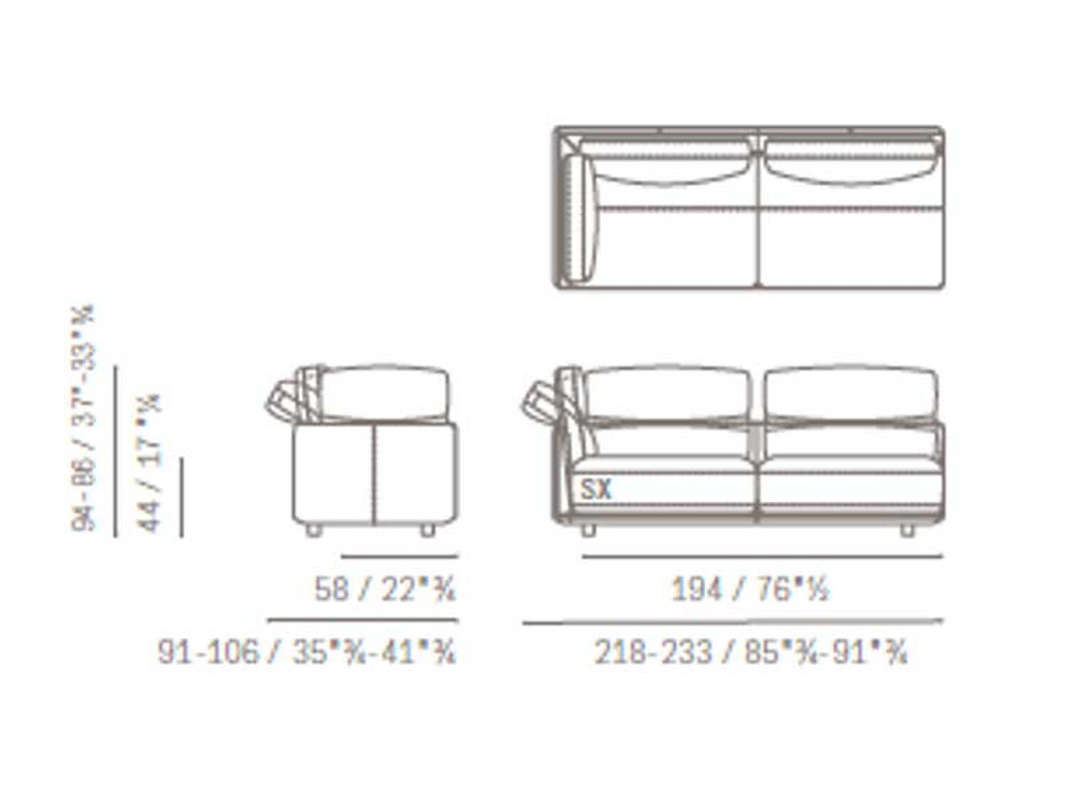 06 blisscape sofa 5PF0072900005 2pLTerminale BraccAlto
