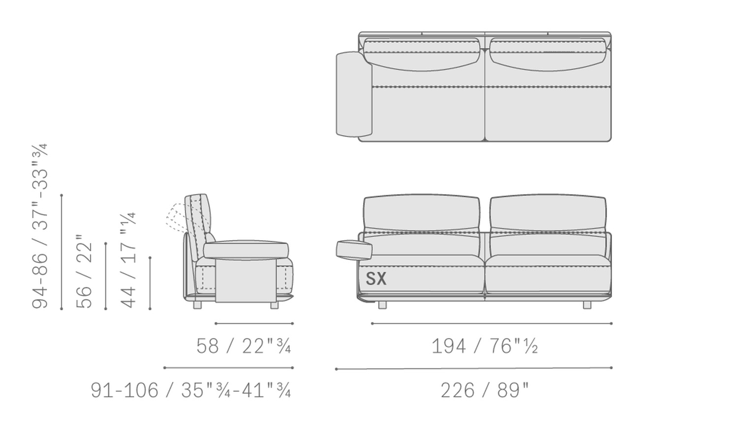 06 blisscape sofa 5PF0072900005 2pLTerminale BraccBasso