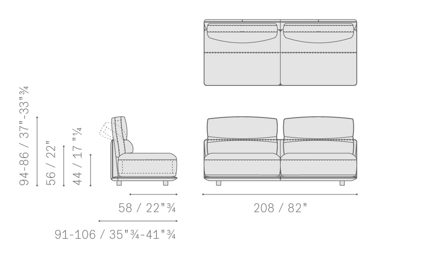 06 blisscape sofa 5PF0072900005 2pL comp S braccioli