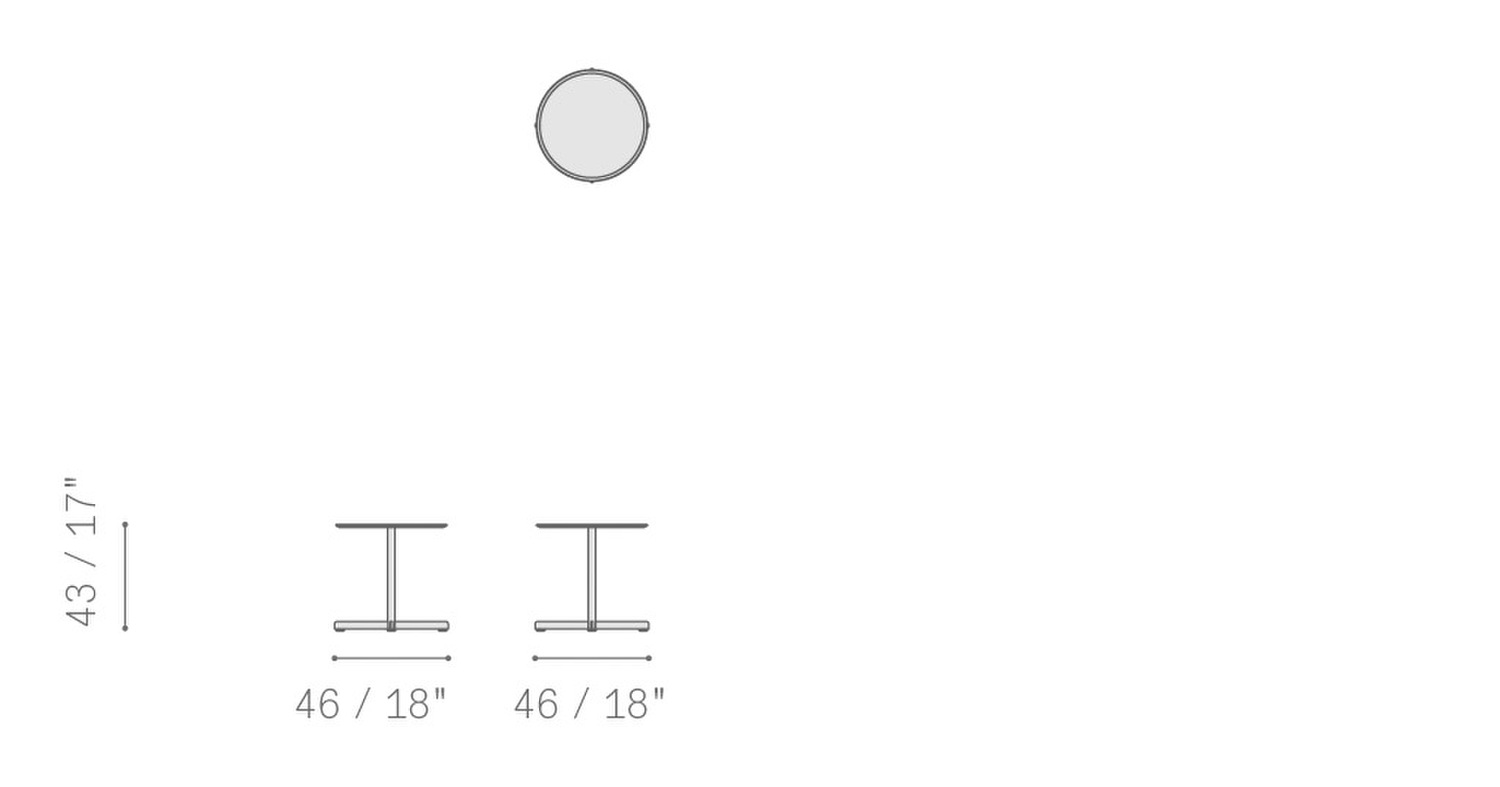 Stampa 01 bob outdoor coffee table d45 h43 5670630