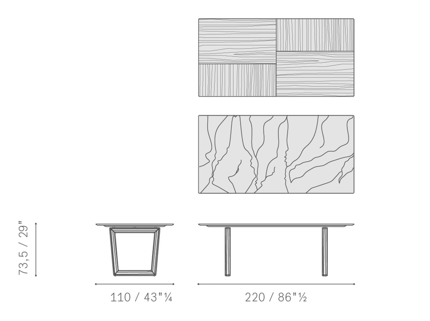 01 bolero rectangular table 220x110 5566619 01 bolero rectangular table 220x110 5566619