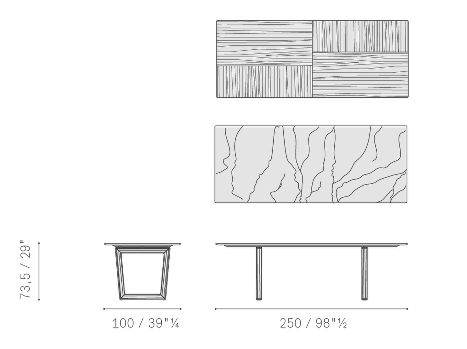 02 bolero rectangular table 250x100 5566620 02 bolero rectangular table 250x100 5566620
