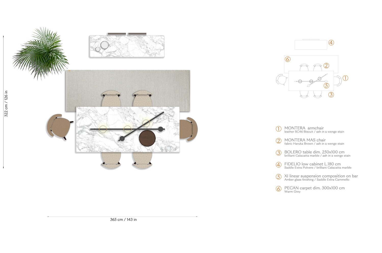 04 layout bolero rectangular table 04 layout bolero rectangular table