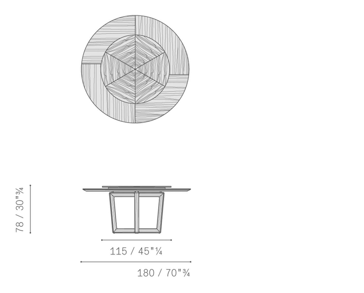 01 bolero round table with lazy susan 5566636 01 bolero round table with lazy susan 5566636