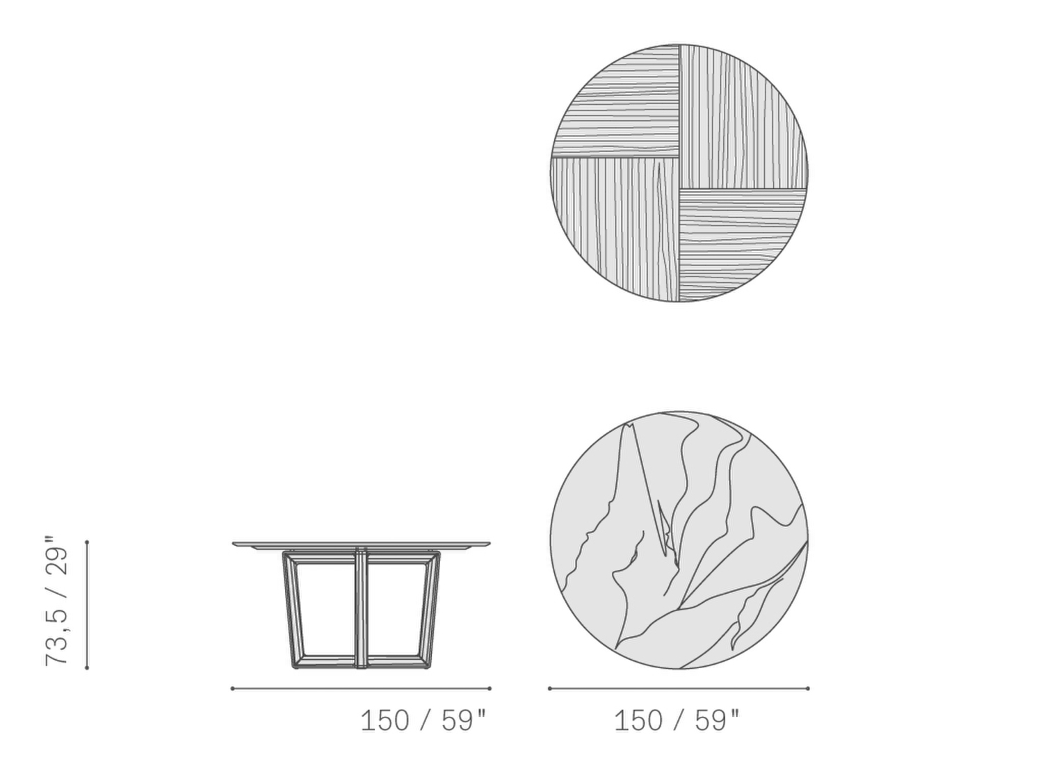 01 bolero round table d150 5566633