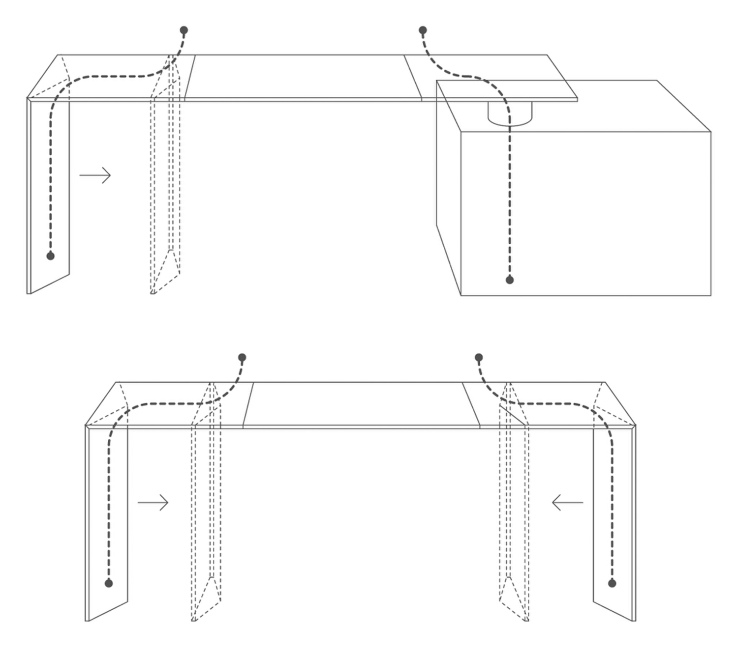 09 ceo cube desk cable grommet