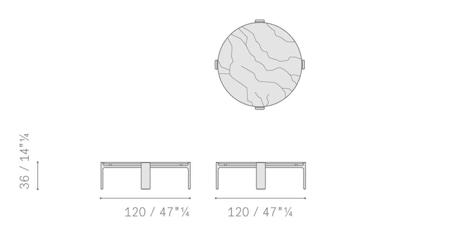 10 duo low table d120 marble 56533 10 duo low table d120 marble 56533