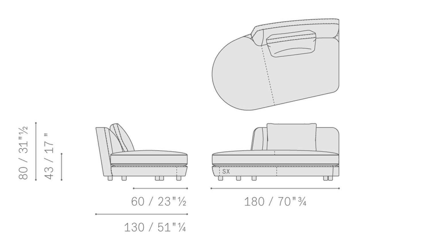 05 duo sofa sectional armchair with bench 5682253 sx