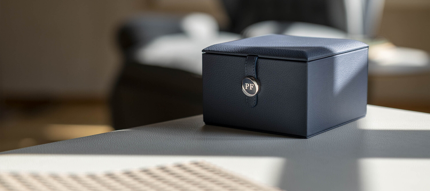 Fascination | 箱子 Poltrona Frau Fascination盒,Pelle Frau®皮革制,珠宝与手表收纳套装,内饰超细纤维和可拆卸托盘,精致意大利设计