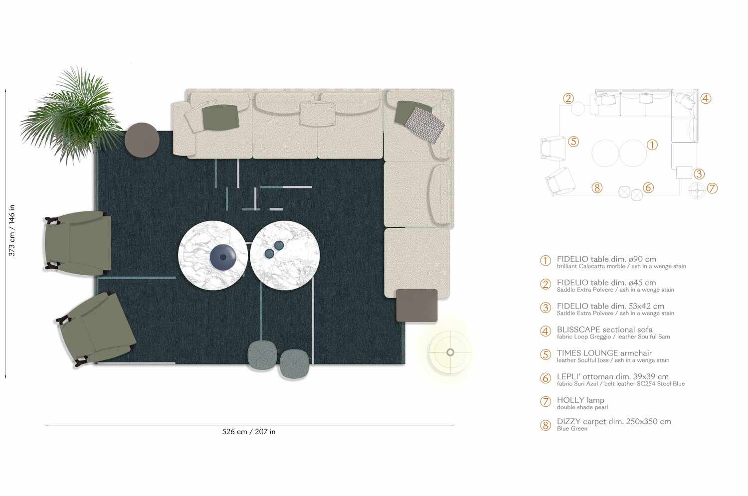 02 layout fidelio round h30 small table 02 layout fidelio round h30 small table