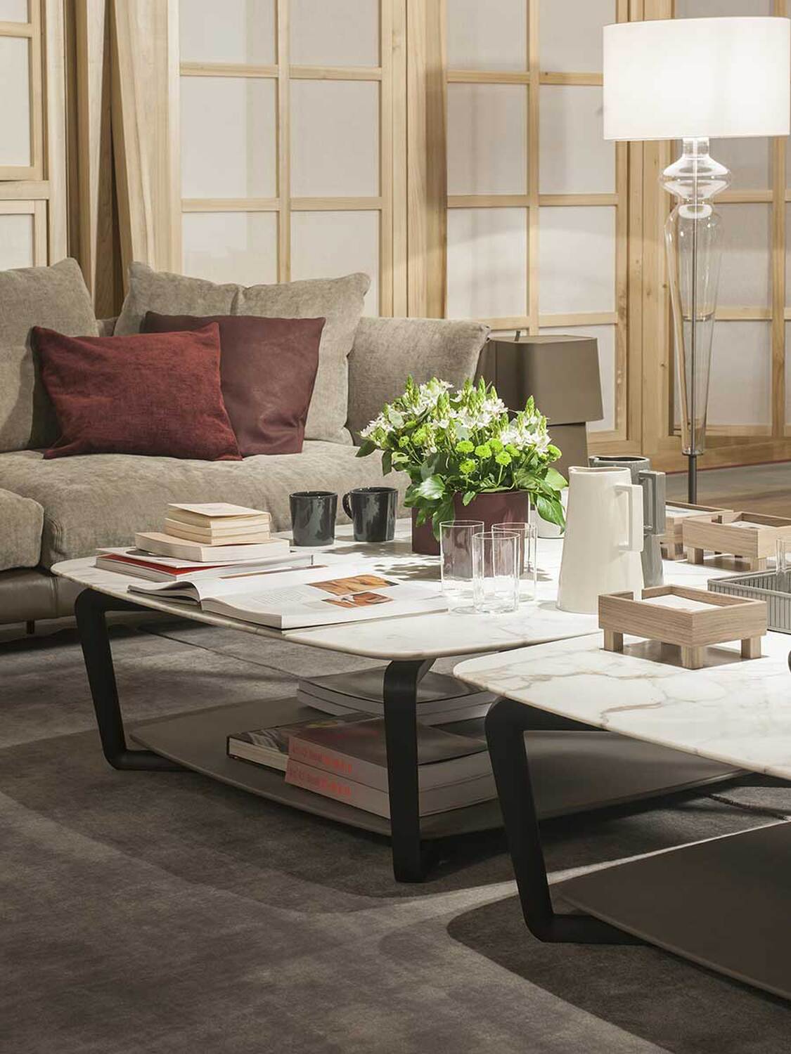 01 fiorile dual shelf small table