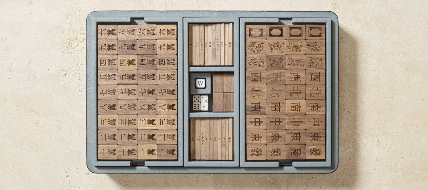 Games collection | 麻将 Poltrona Frau的Games Mahjong系列,采用优质材料,设计独特且精致。