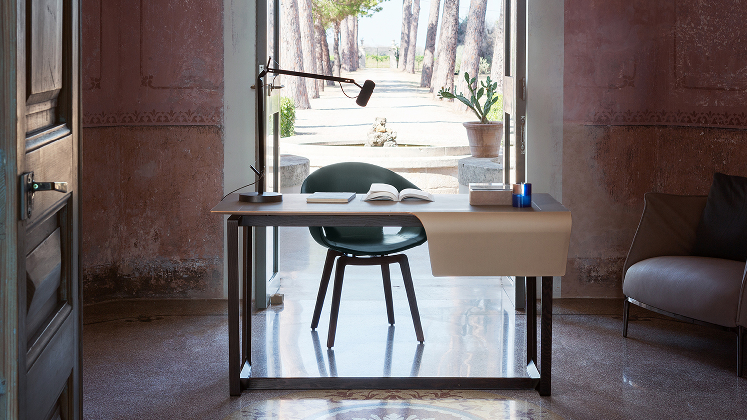 01 ginger ale wood legs small armchair