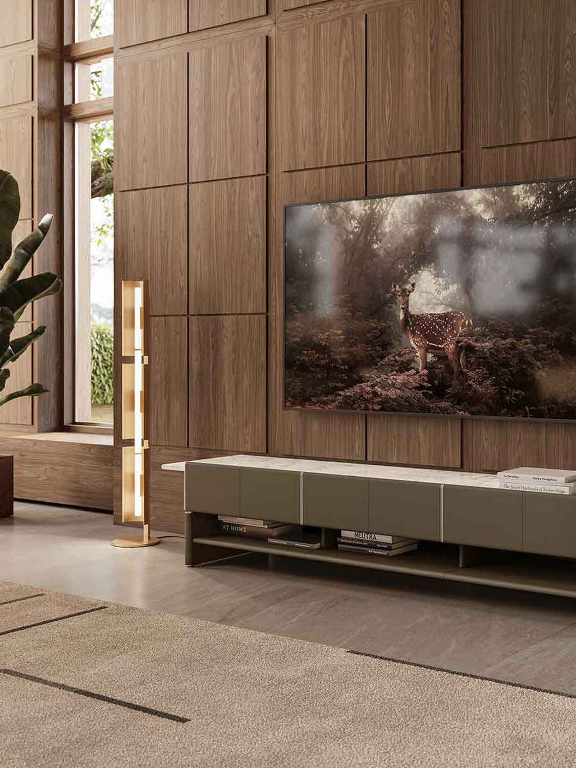 001 gio ponti oro floor lamp