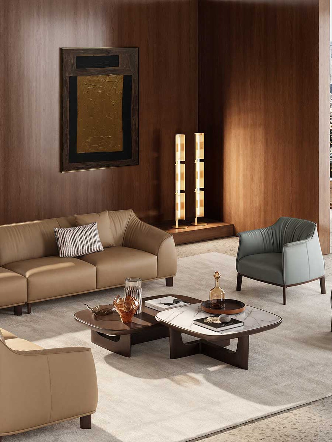 04 gio ponti oro floor lamp