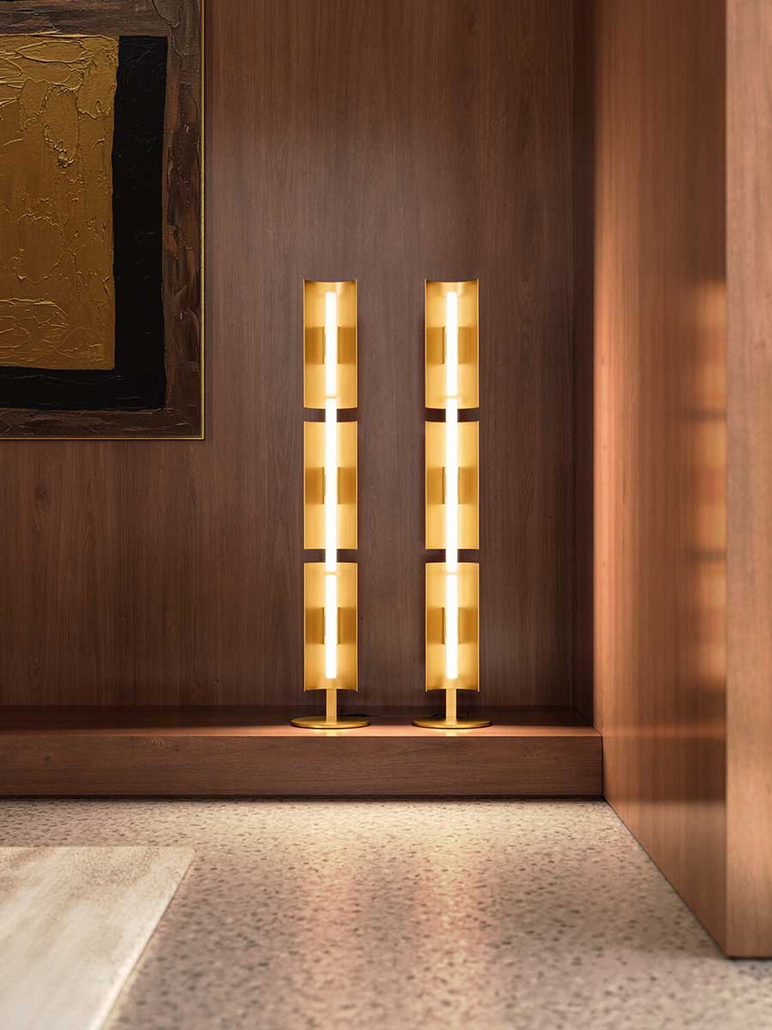 05 gio ponti oro floor lamp