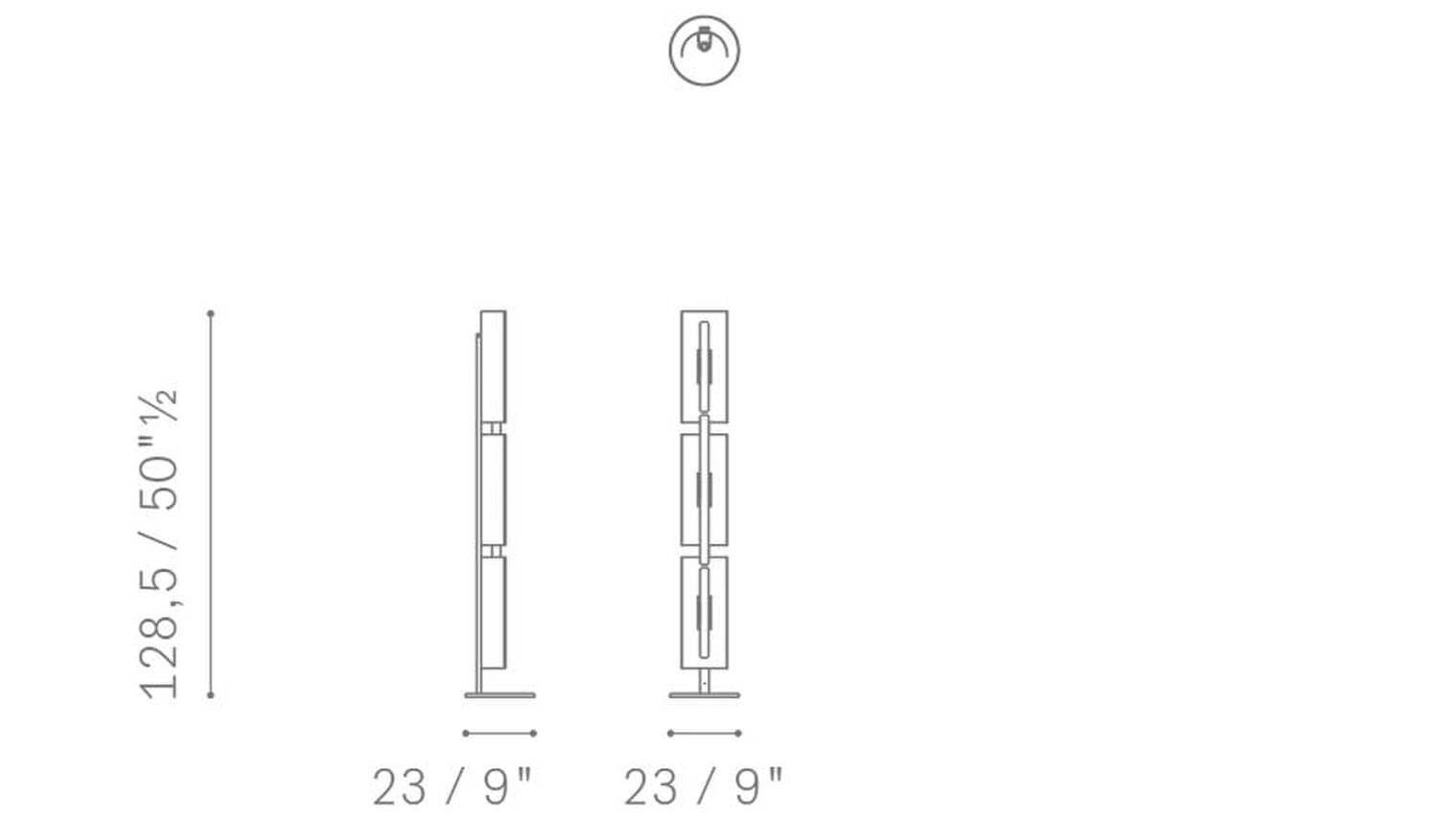 01 gio ponti oro floor lamp