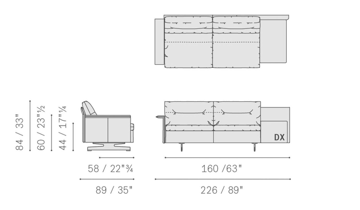 05 grantorino asymmetrical 2 seater sofa flat low arm 5572216 05 grantorino asymmetrical 2 seater sofa flat low arm 5572216
