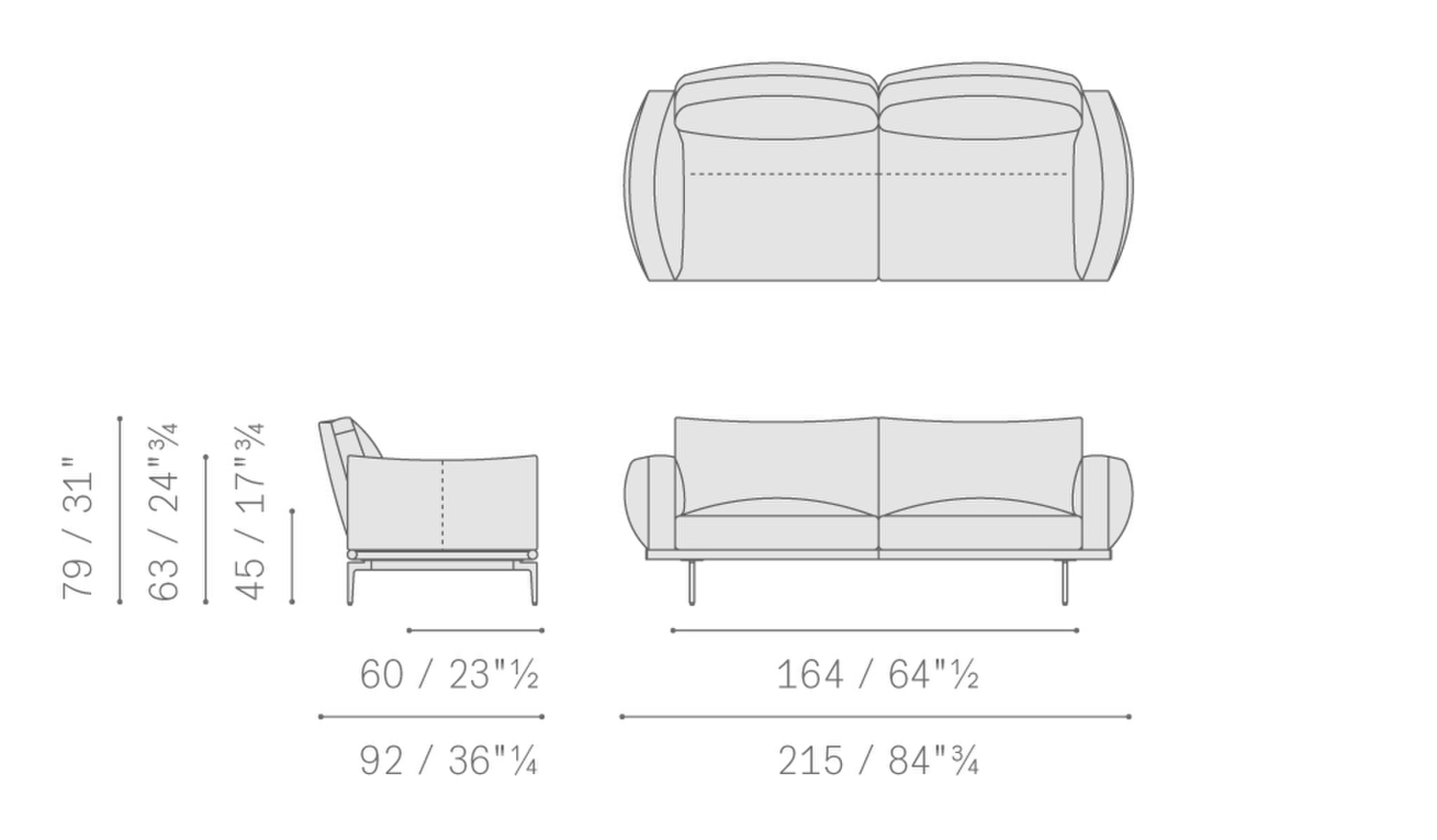02 happy jack large 2 seater sofa 5678281