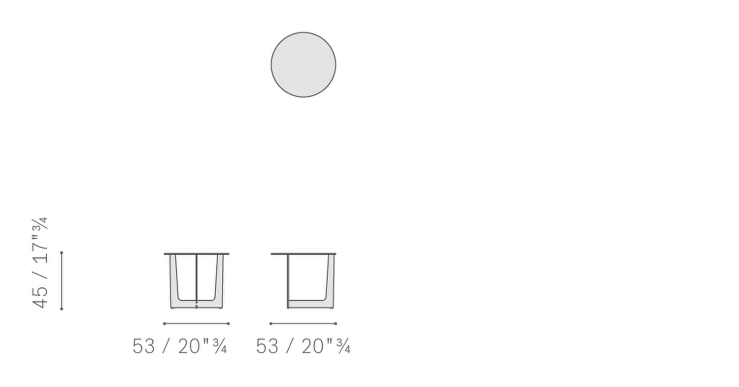 03 ilary coffee table steel d53 h45 5592635