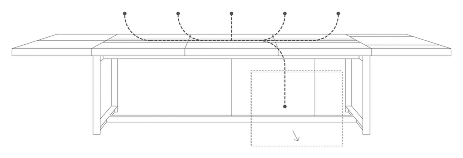 05 jobs meeting table cable management system