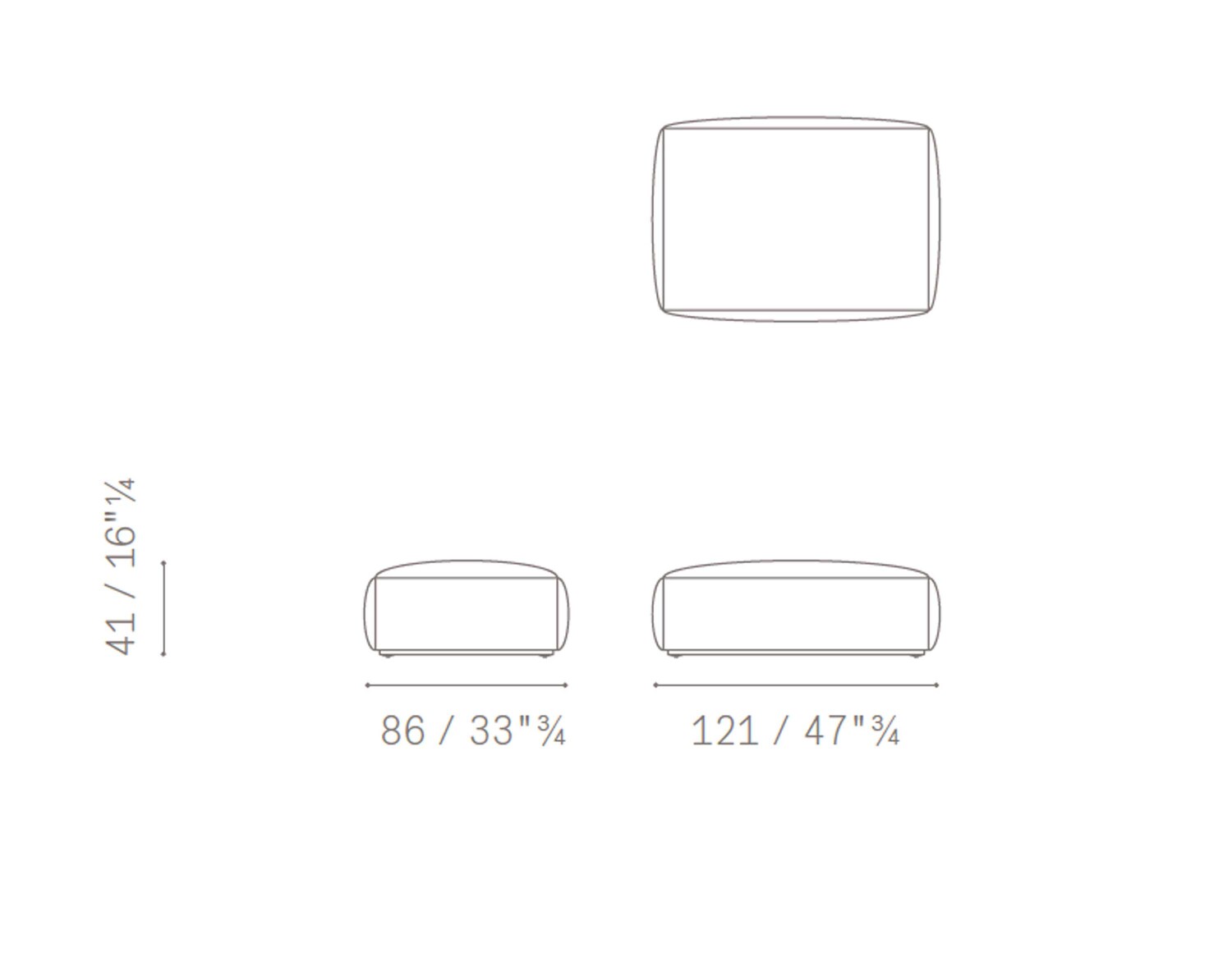 06 kubaya ottoman 5PF0074100003 swivel castors