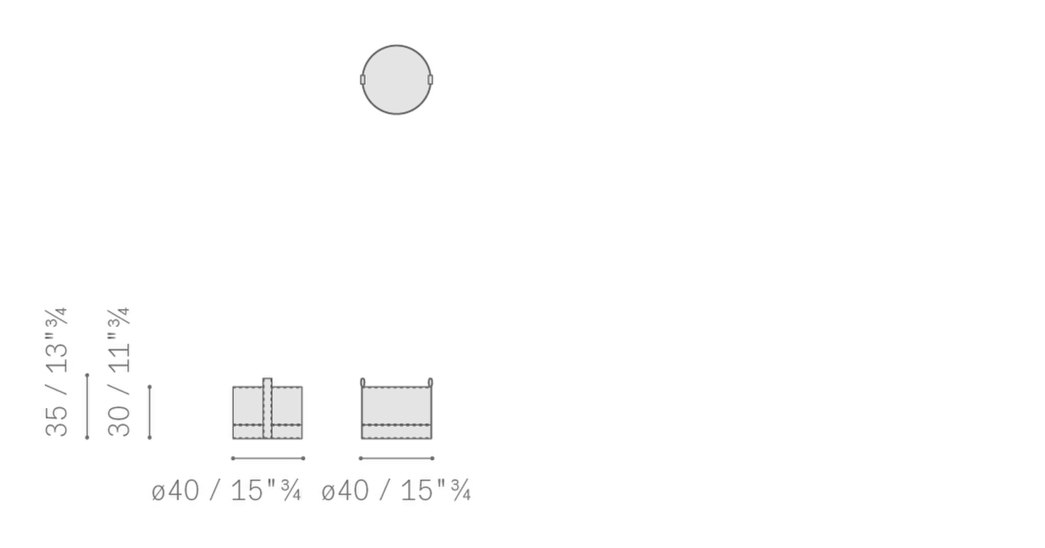 01 leather basket d40 5514852