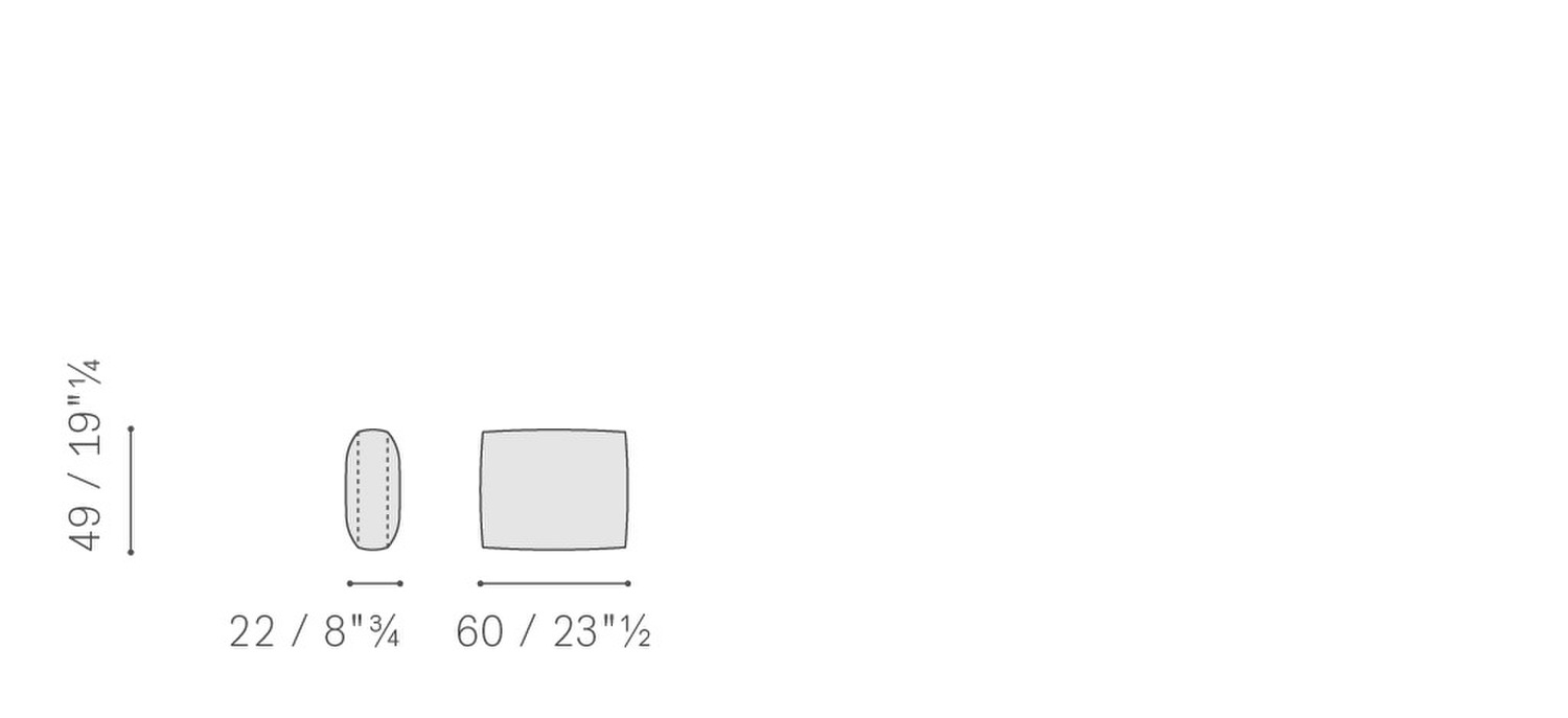 55 massimosistema backrest cushion 60 5507565 55 massimosistema backrest cushion 60 5507565