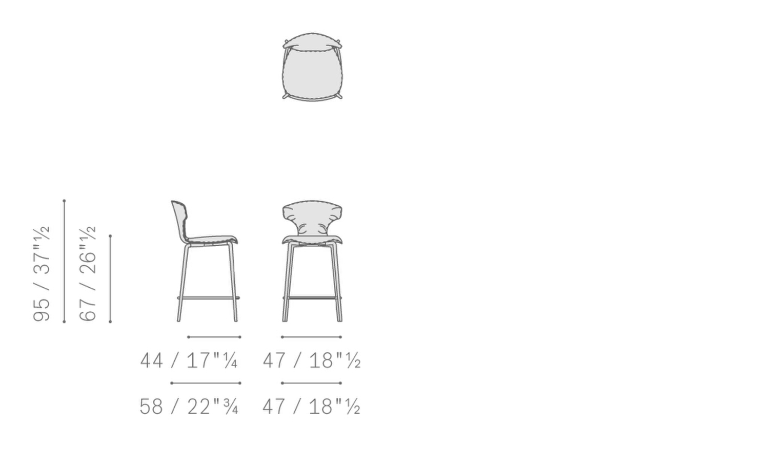 01 montera mas stool metal h68 5559095 01 montera mas stool metal h68 5559095
