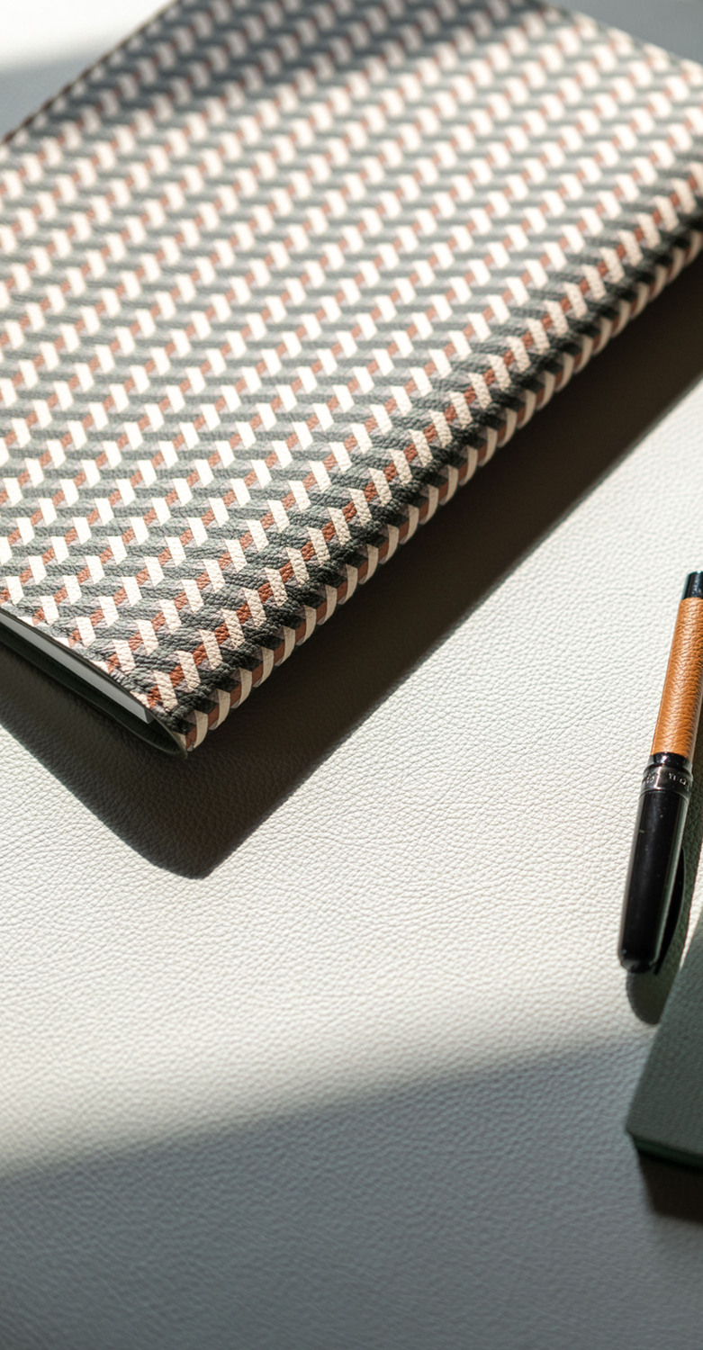 Pineider x Poltrona Frau | A4 Notepad Holder A4 clipboard Pineider x Poltrona Frau, in handcrafted leather, elegance and office functionality