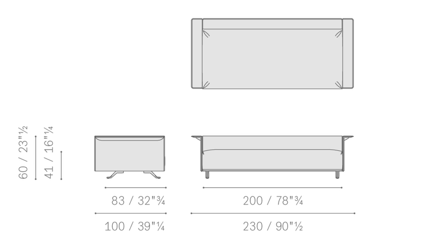 Stampa 04 solaria 3 seater sofa upholstery structure 5667311