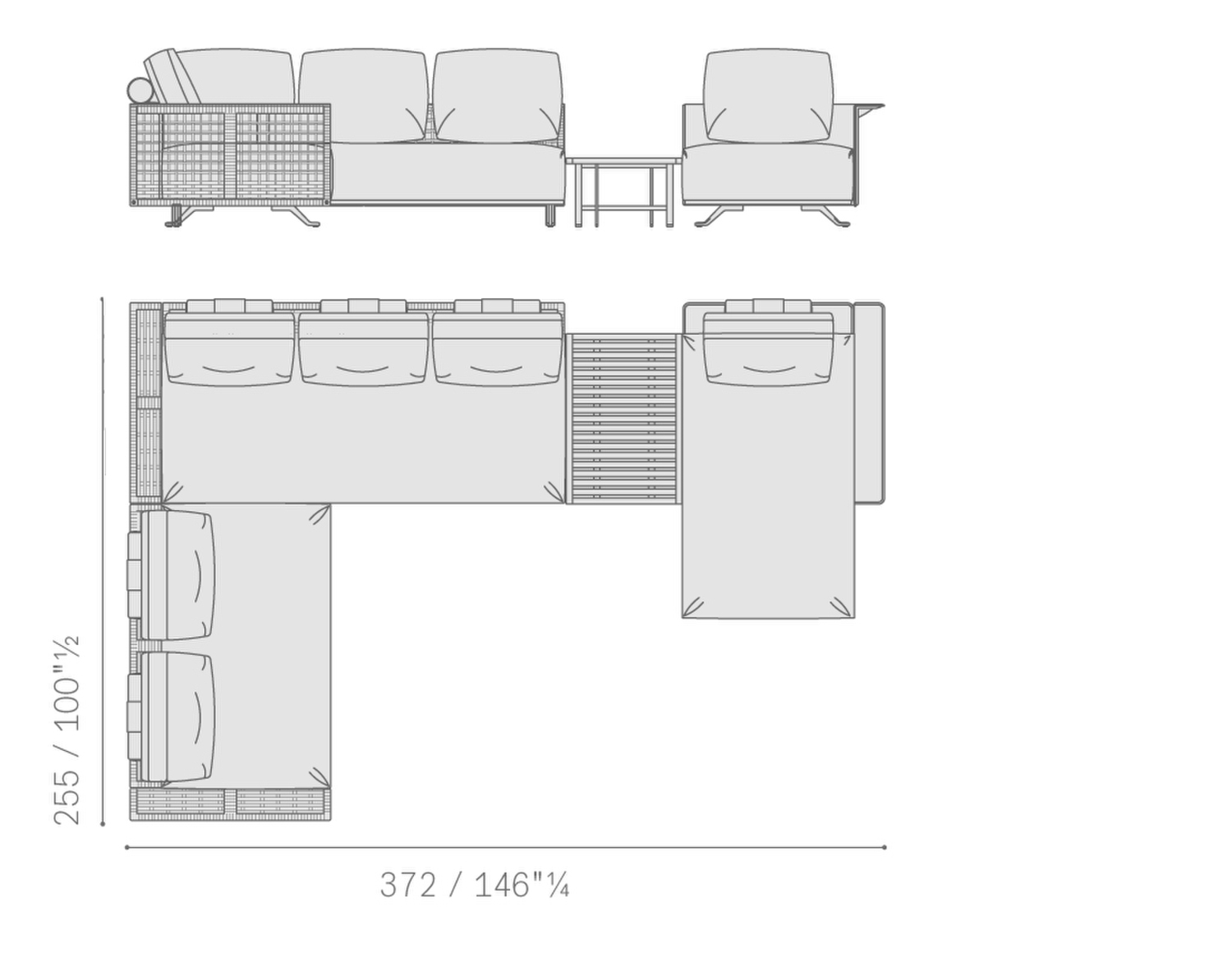 Stampa 28 solaria modular sofa layout 02