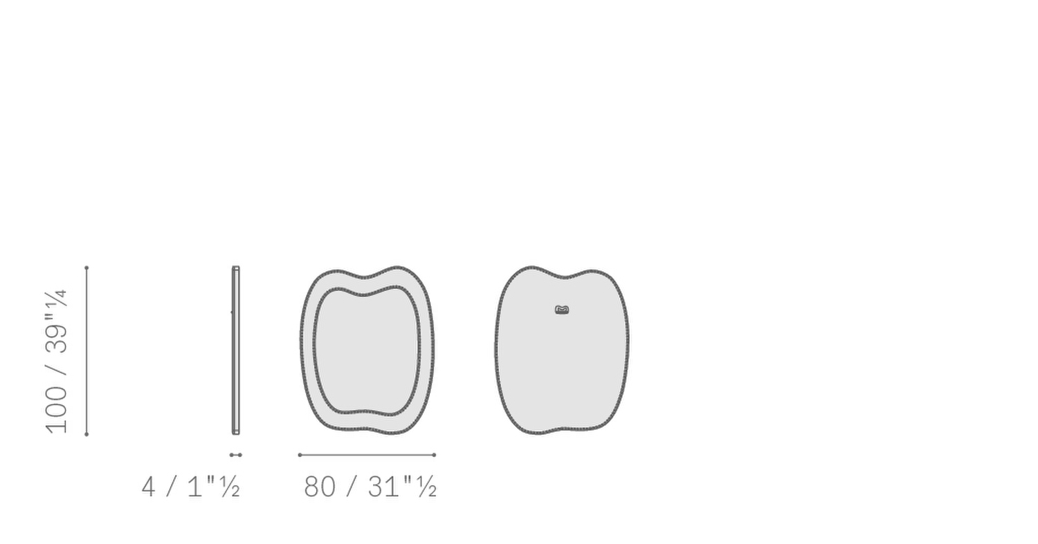 01 squash wall mirror 5694425 80X100 01 squash wall mirror 5694425 80X100