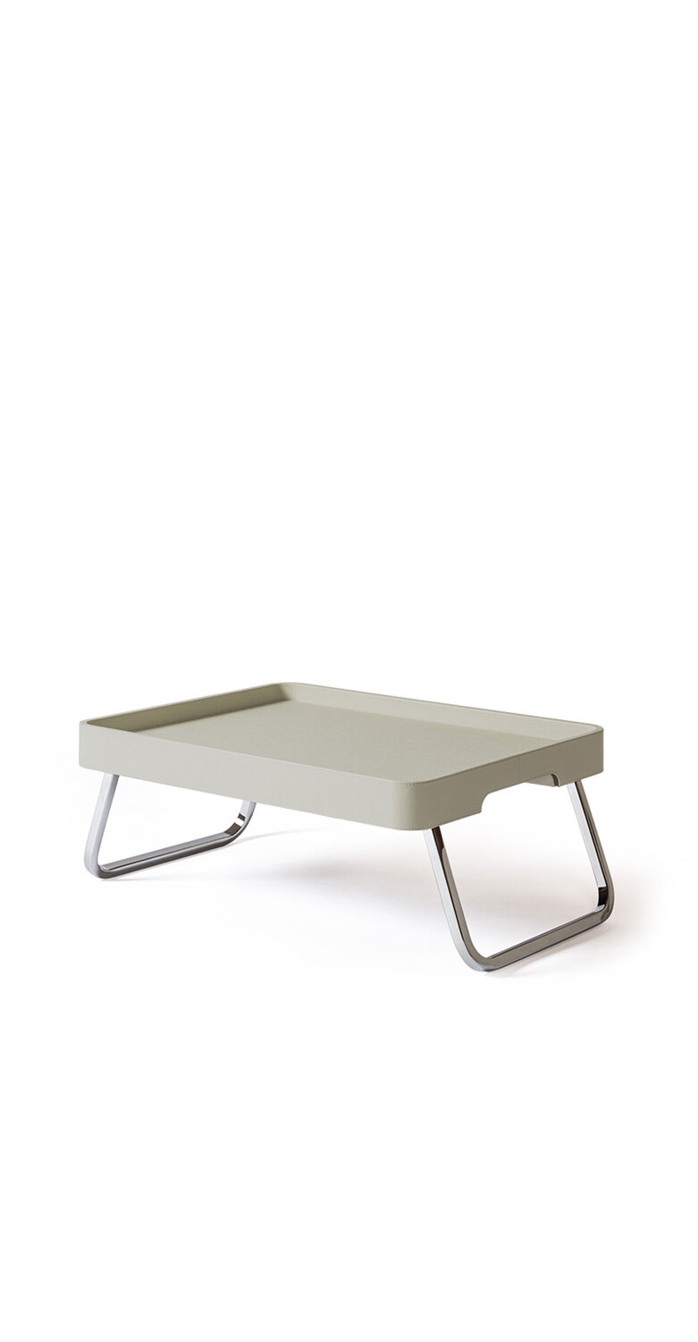 Tableware | 床托盘 Poltrona Frau Tableware 床上托盘,钢制结构配 Pelle Frau® 皮革包覆,意大利奢华工艺与设计