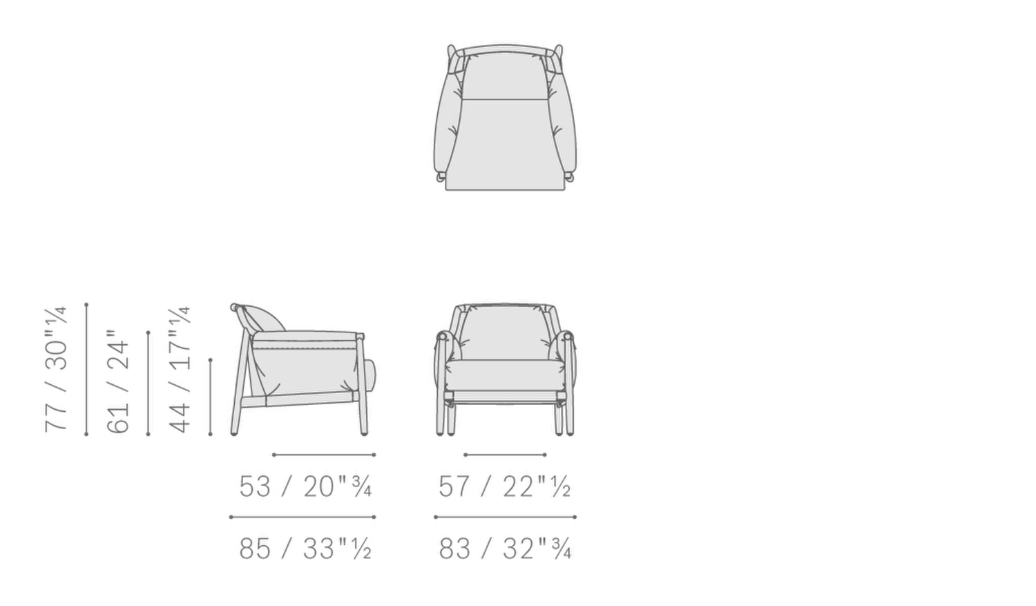 Stampa 01 times  lounge armchair 5656111
