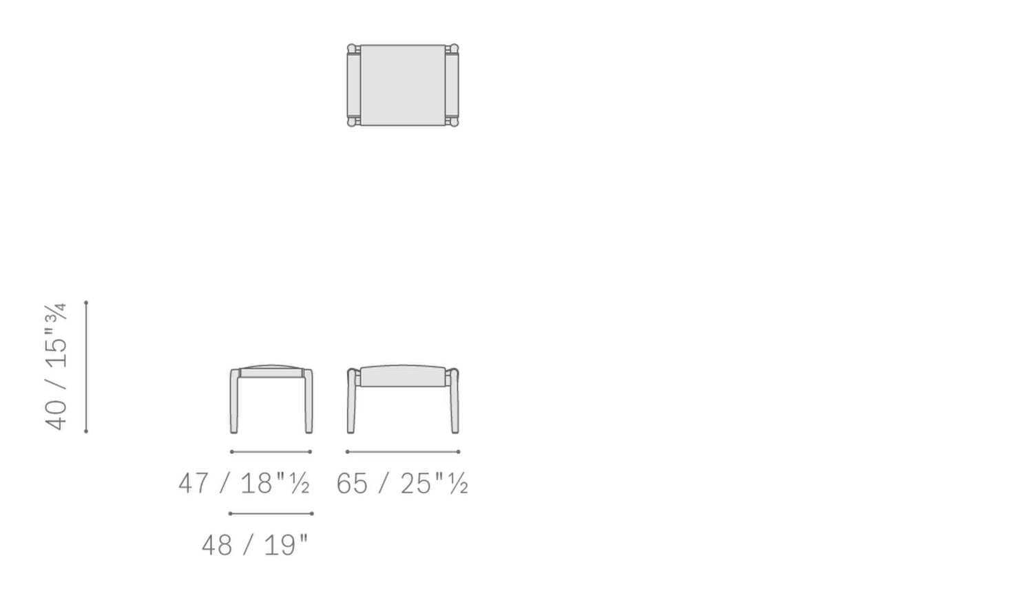 Stampa 01 times lounge ottoman 5656511