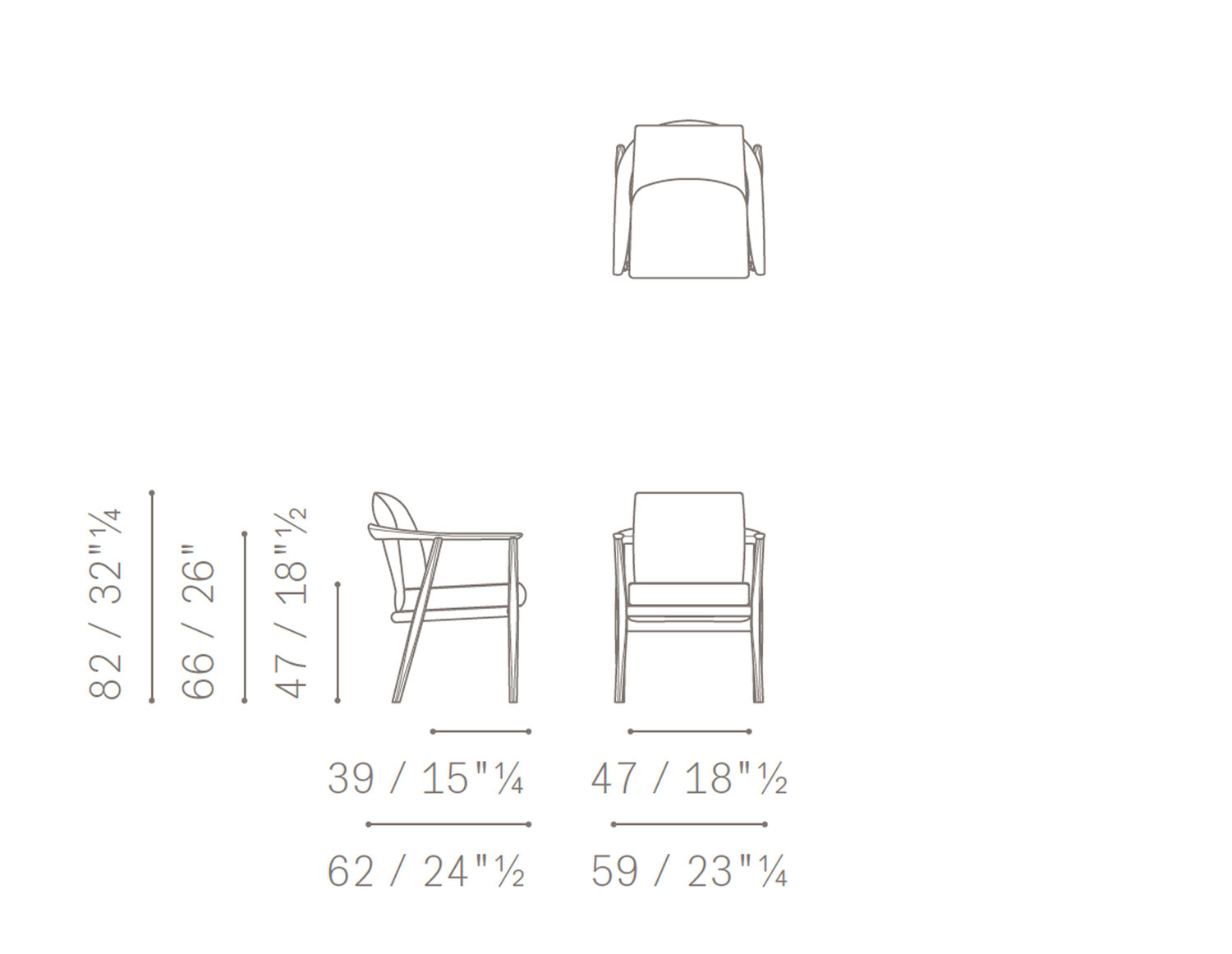 01 viola essence small armchair