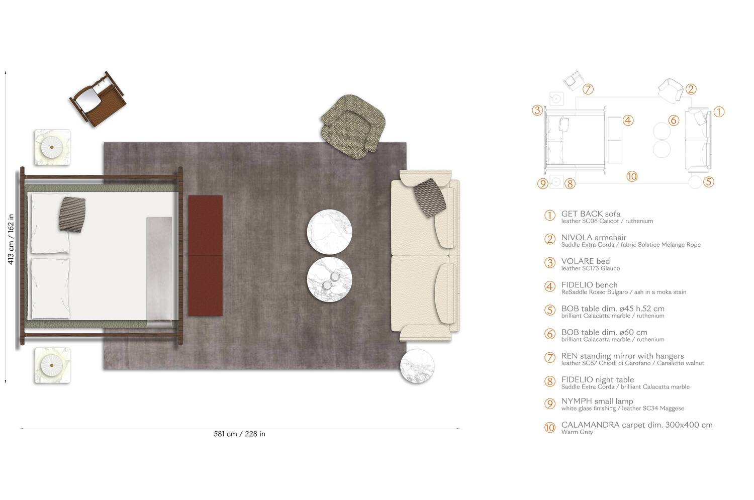 04 layout volare bed