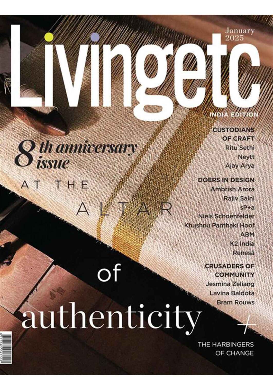 2025 JAN LIVING ETC INDIA COVER